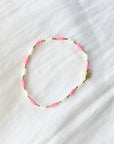 Kaviya armbånd elastikk- rosa