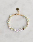 Breath flower bracelet blue