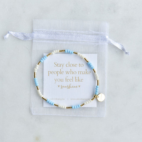 Kaviya armbånd elastikk- turkis