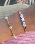 Breathe slowly bracelet - mix