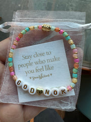 Valgfri tekst armbånd - mix