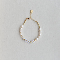 Mamma Ferskvannsperlearmbånd