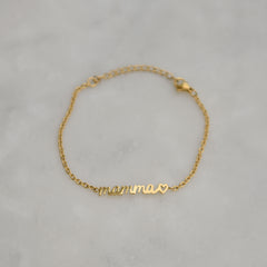 Mamma armbånd -hjerte