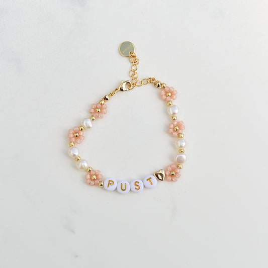 Breath flower bracelet blue