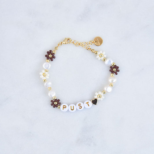 Breath flower bracelet blue