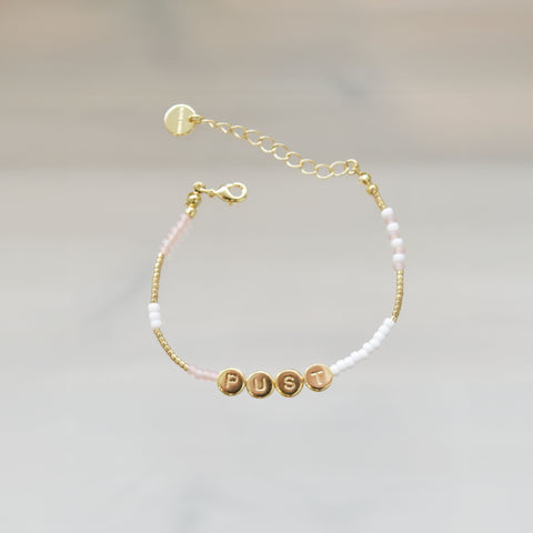 Breath gold bracelet