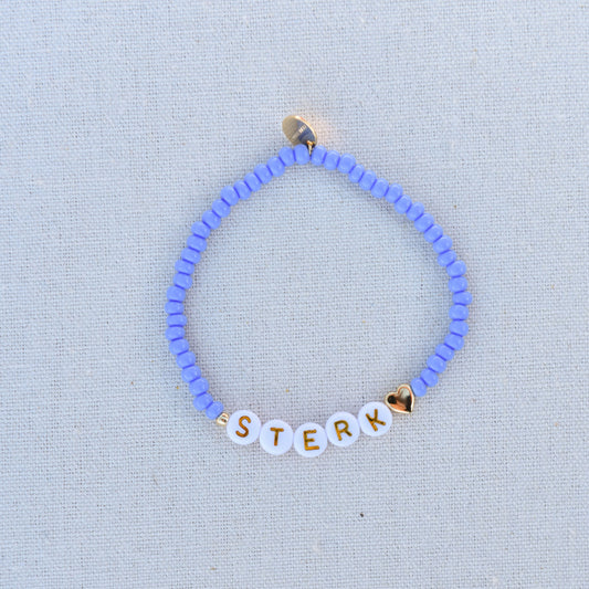Strong bracelet blue